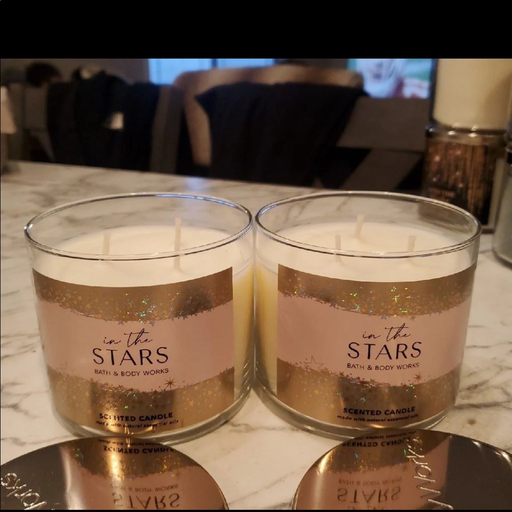 COPY - Two three wick in the stars candles from bath and body works